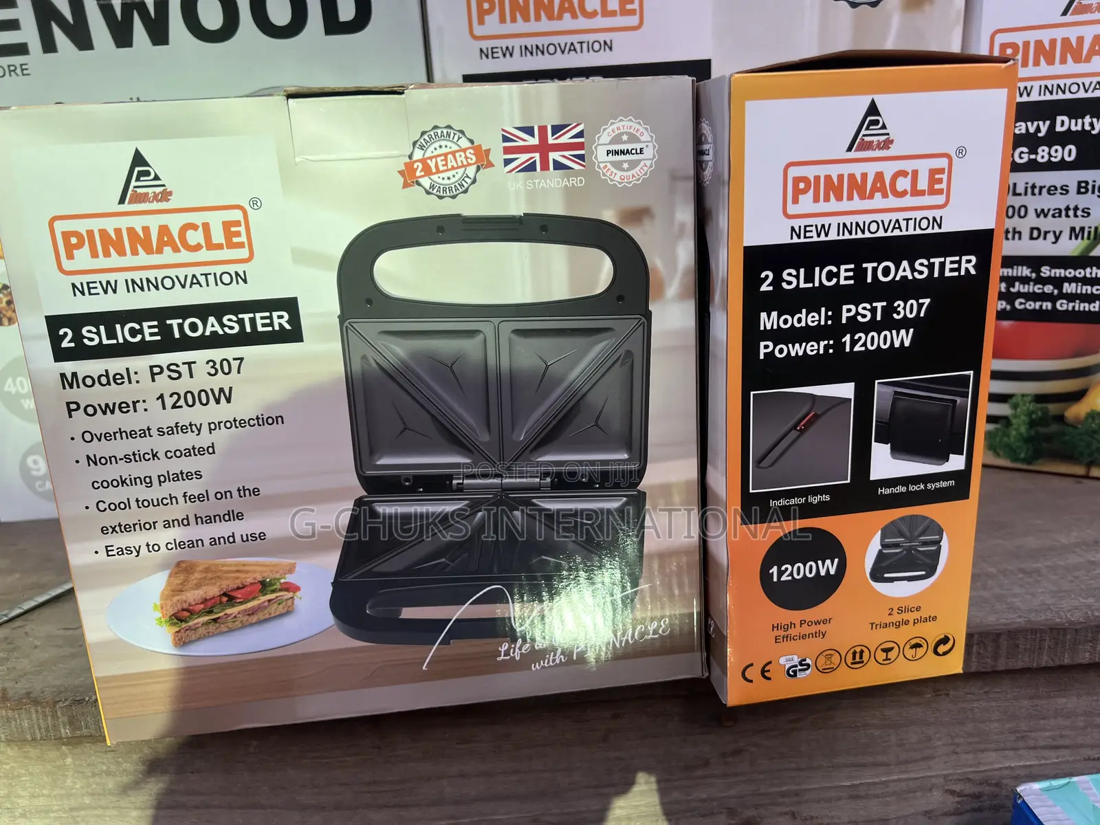 Pinnacle New Innovation 2 Slice Toaster