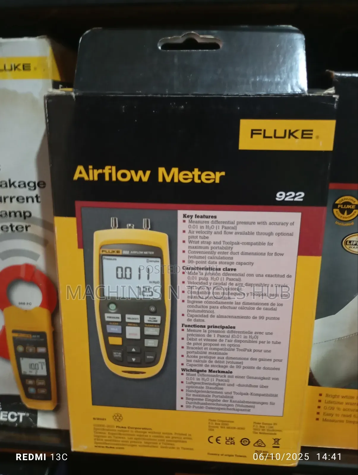Fluke 922 Air Flow Meter