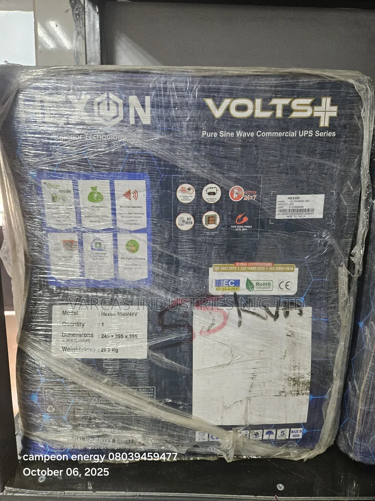 Hexon 5kva By 48v Indian Inverter
