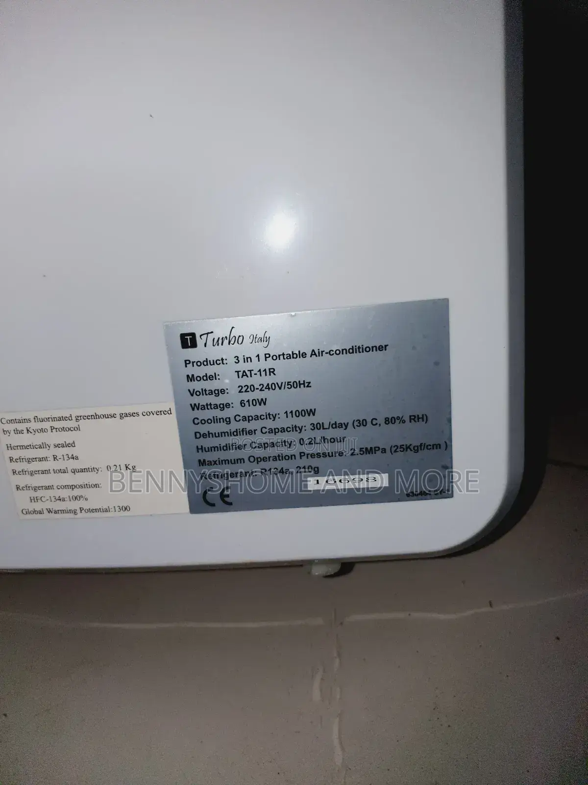 Turbo Italy 3in1 Air Conditioner