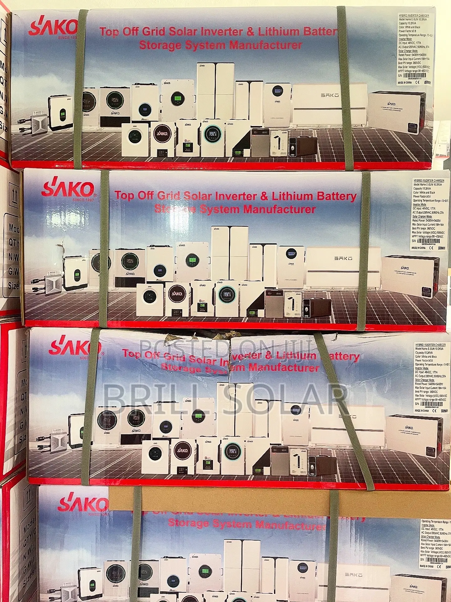 10.2kva-48v Sako Pure Sine Wave Hybrid Inverter (E-Sun)