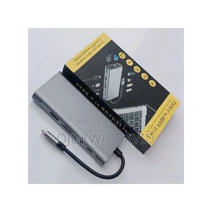 Type-C to HDTV Multi Function Adapter 11 in 1