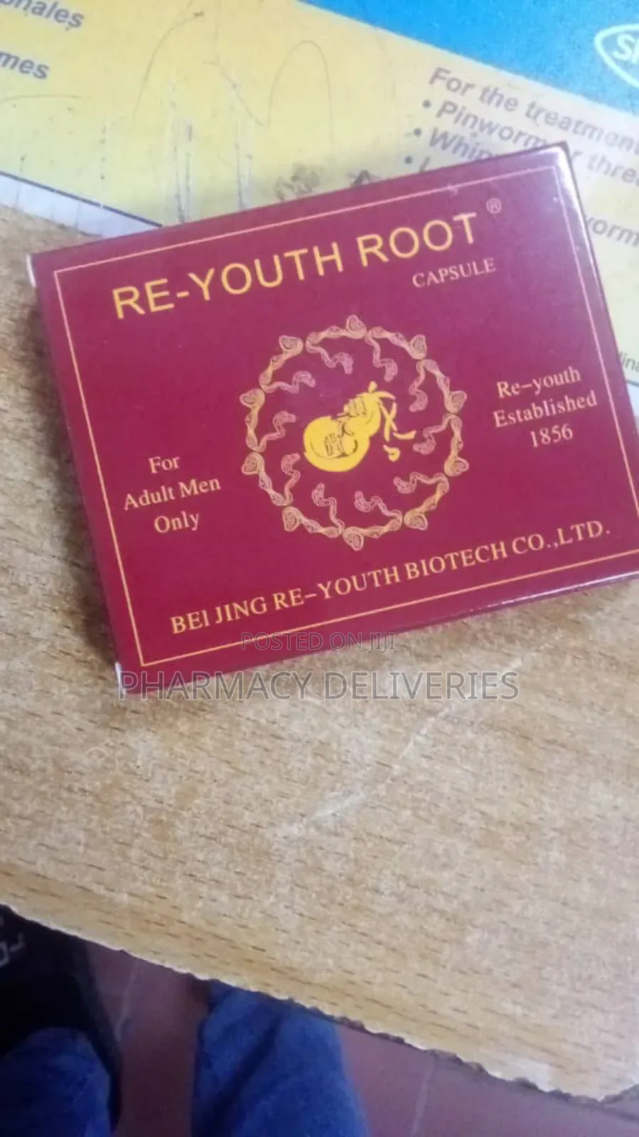 Re-Youth Root Capsule, Natural Vitality Strength Formula for Men