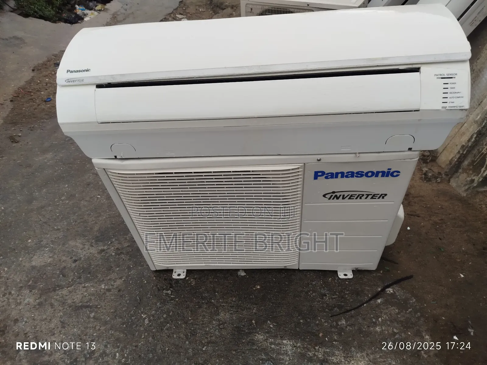 Panasonic Inverter Ac 410 Gas New One