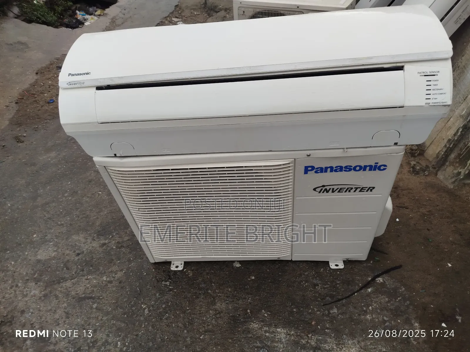 Panasonic Inverter Ac 410 Gas New One