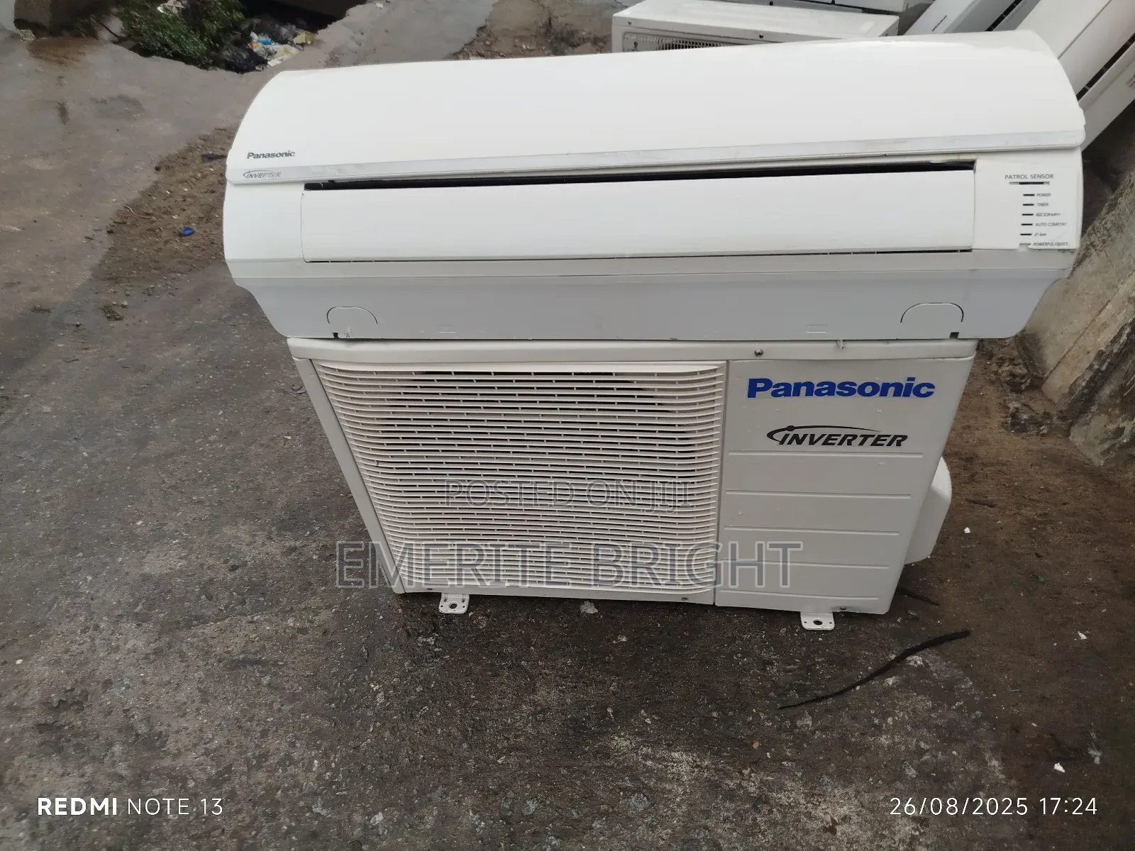Panasonic Inverter Ac 410 Gas New One