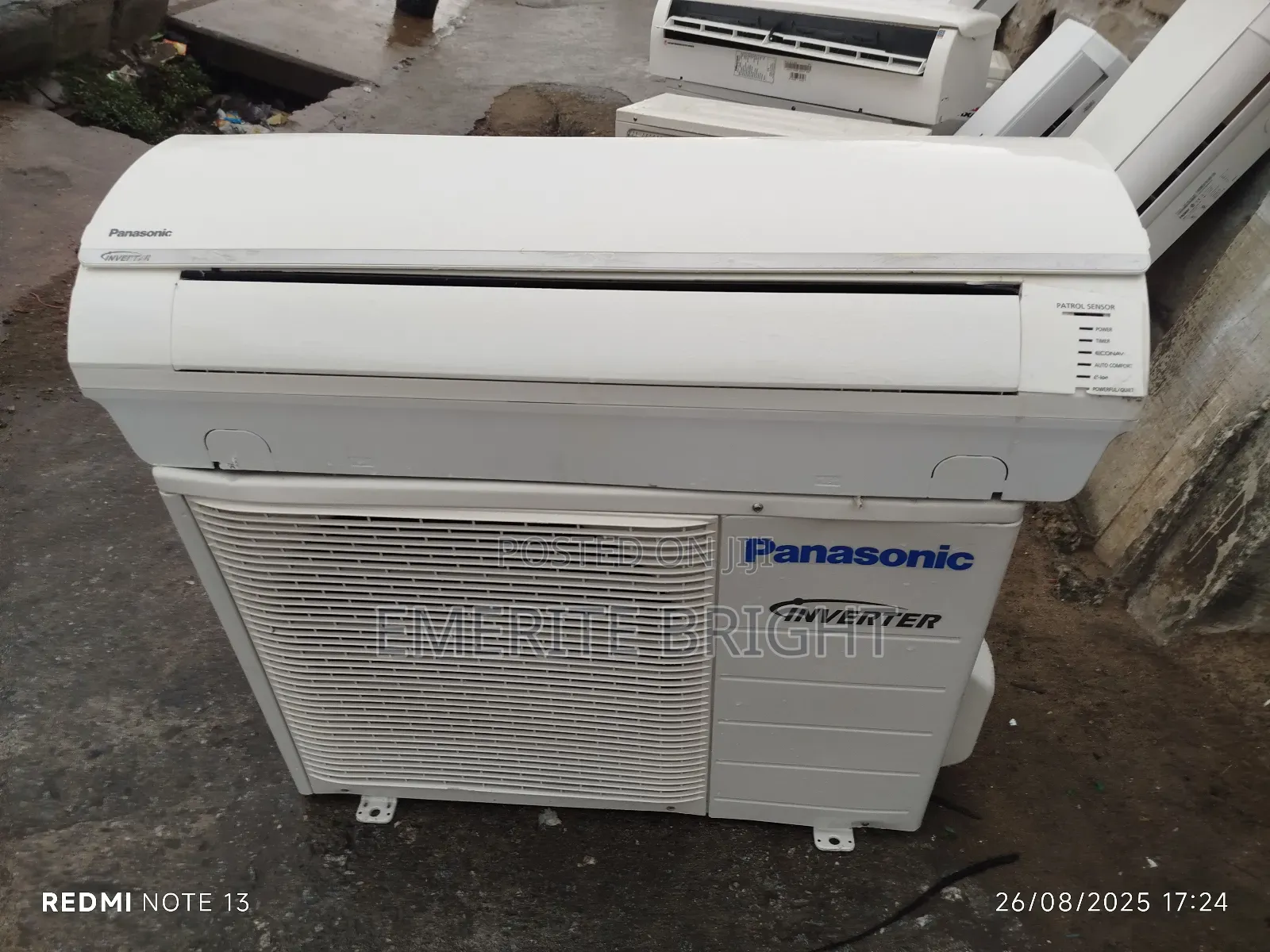 Panasonic Inverter Ac 410 Gas New One