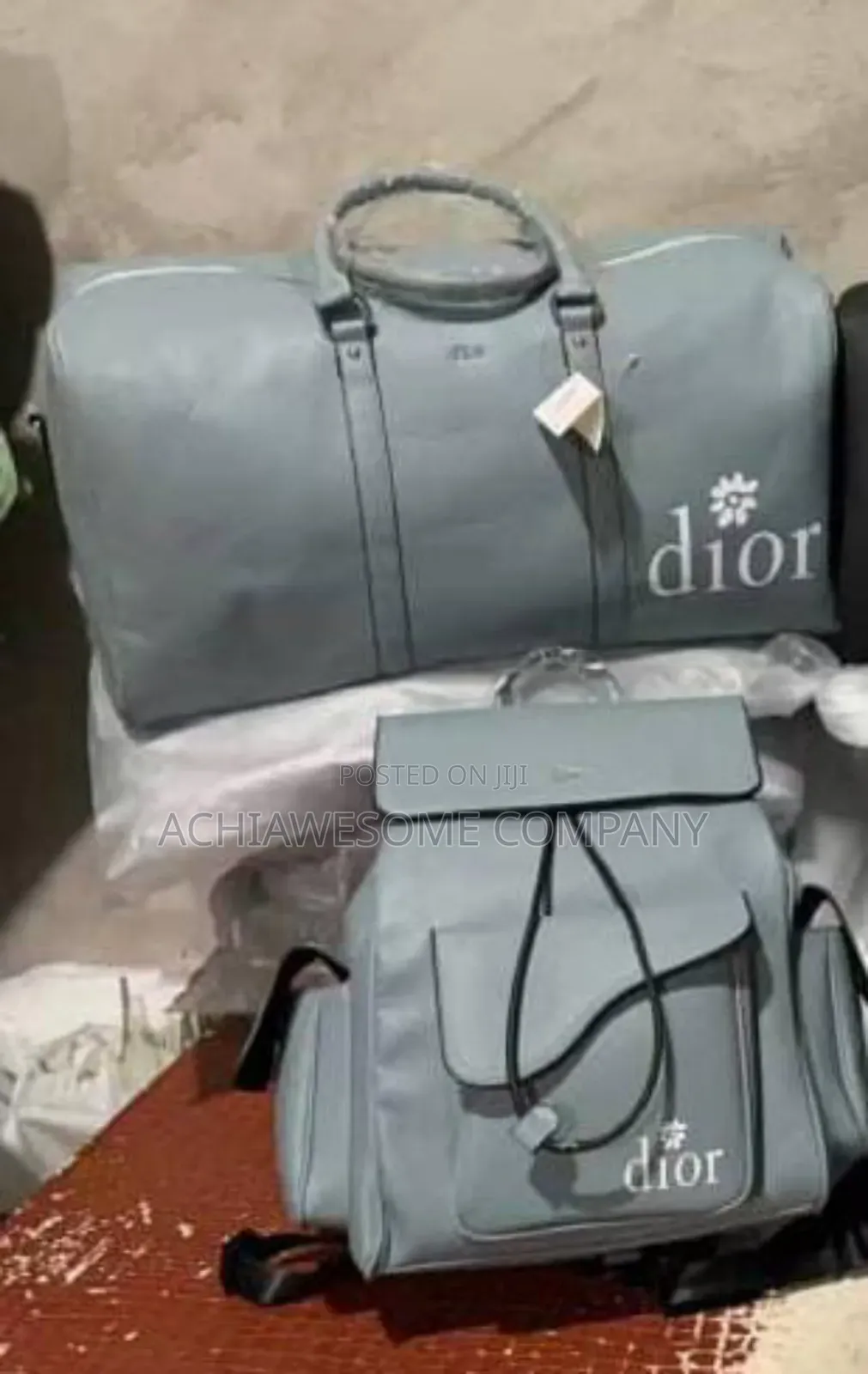 Dior Duffle Bag And Backpack