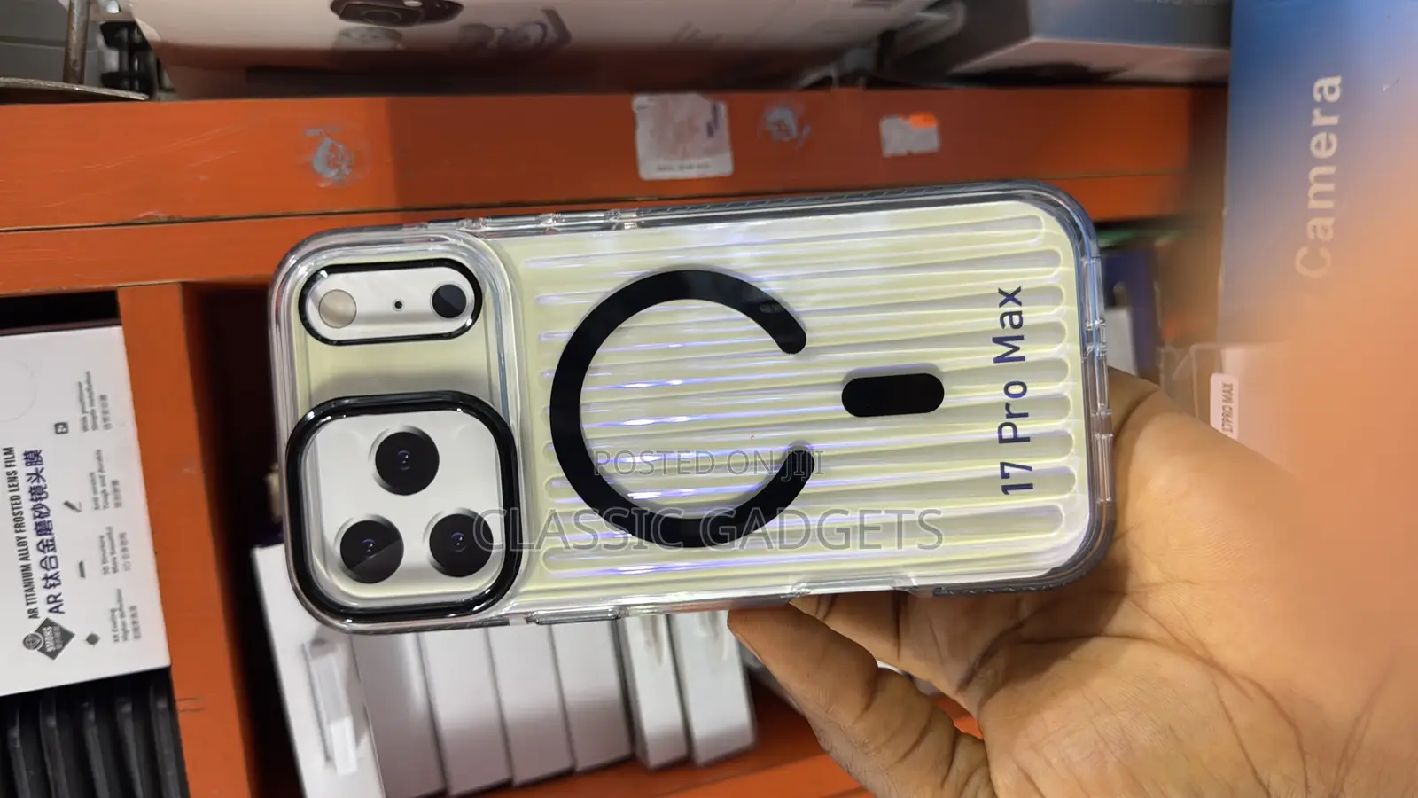 Crystal Clear Case With Magsafe for iPhone 17 Air ,17pro and 17pro Max
