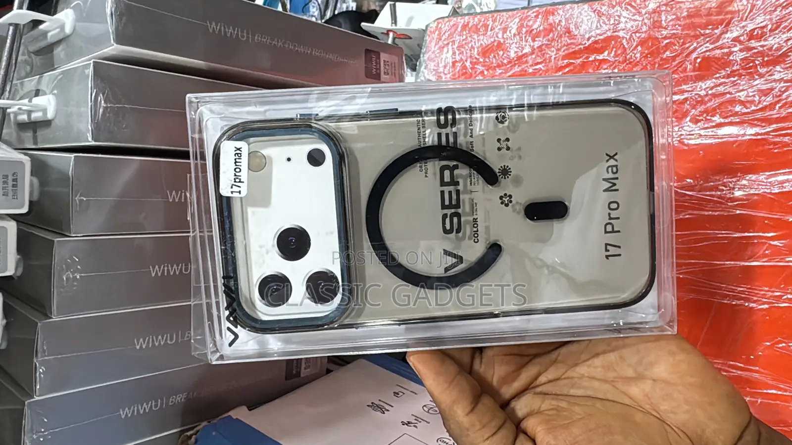 Crystal Clear Case With Magsafe for iPhone 17 Air ,17pro and 17pro Max