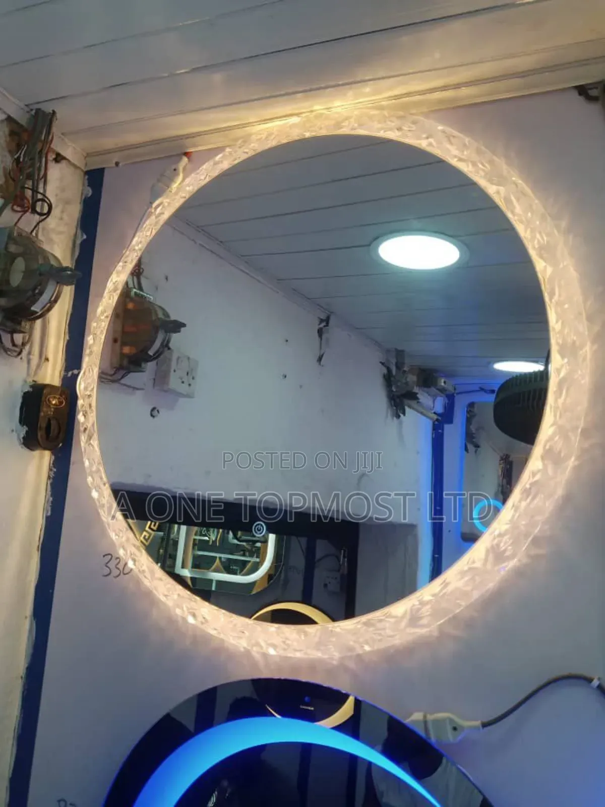 Crystal Stone Led Mirror