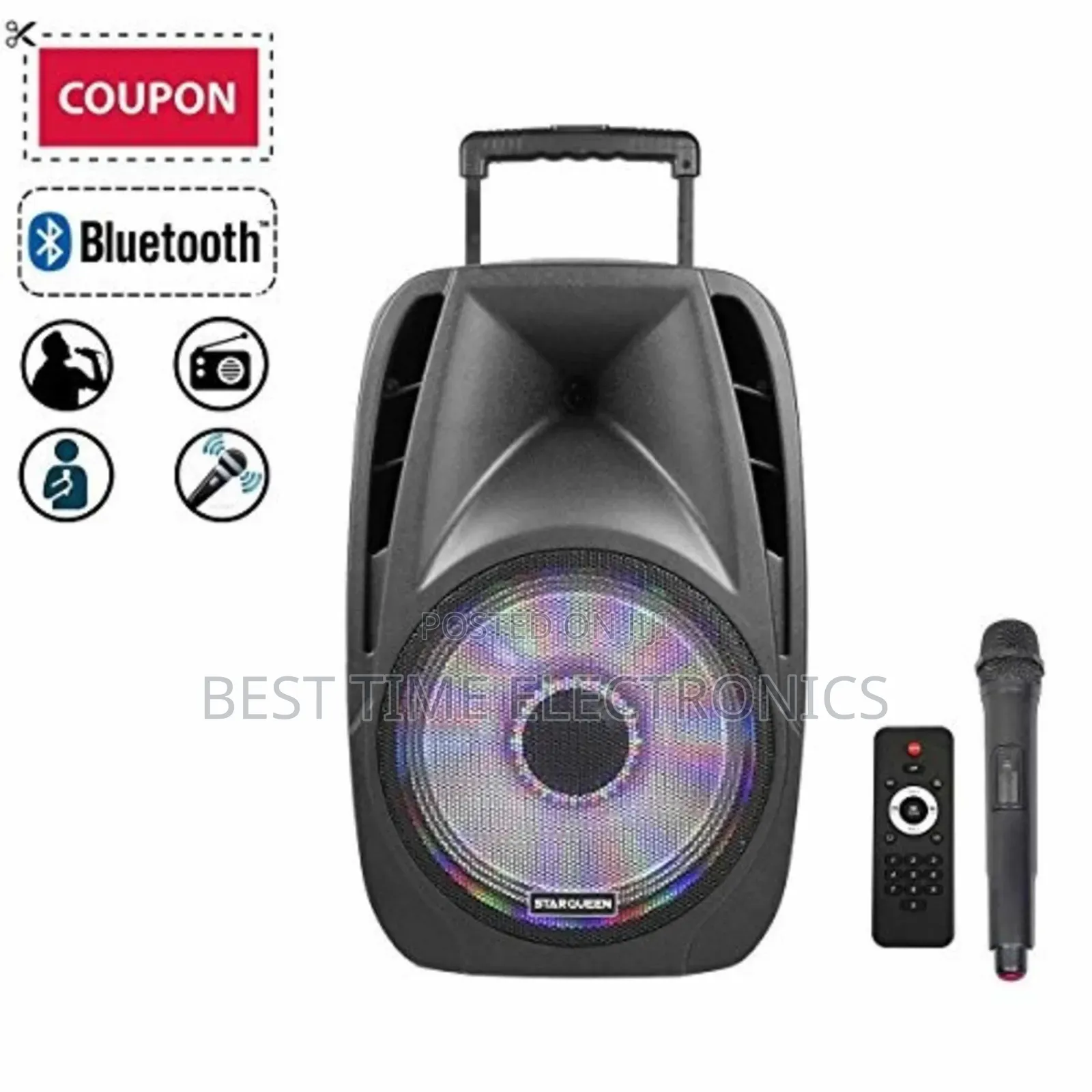 Ailipu Portable Rechargeable Sound Speaker System (Sp-32100)