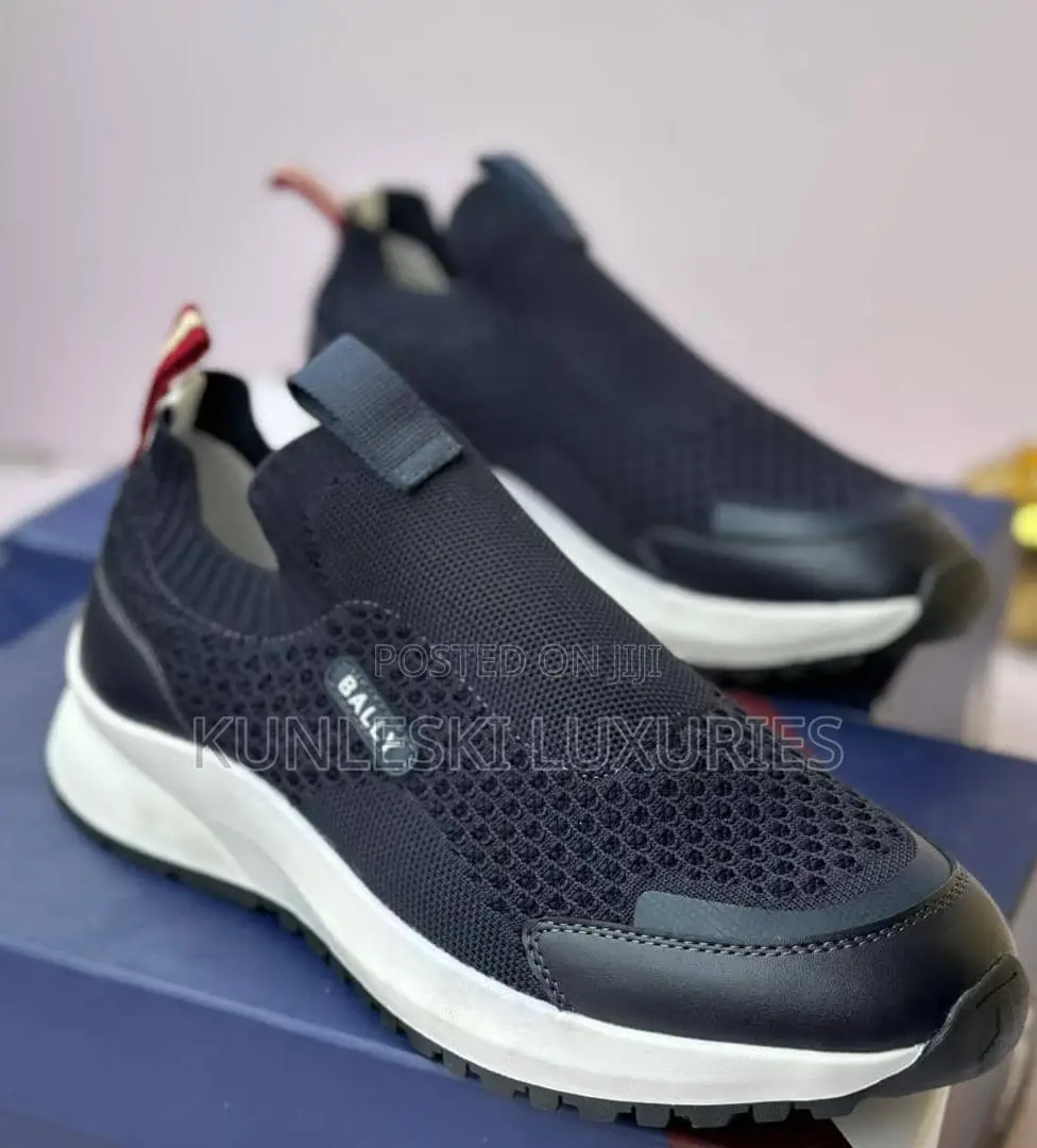 Original Bally Men Black Casual Sneakers
