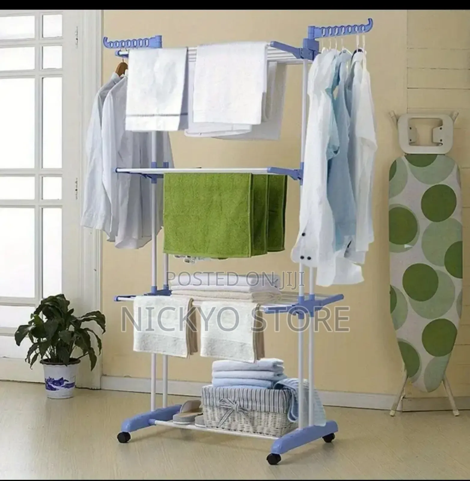 Heavy Duty Multi-Layer Foldable Clothes Drying Rack