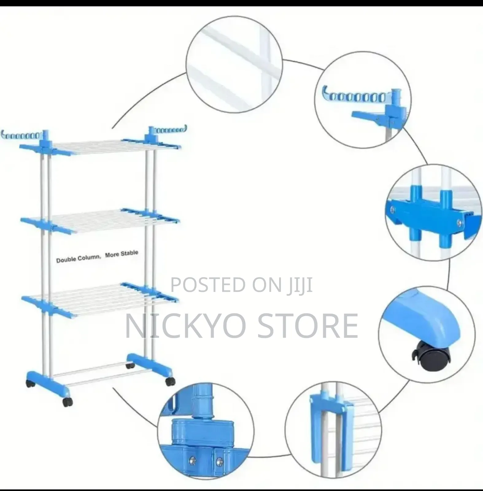 Heavy Duty Multi-Layer Foldable Clothes Drying Rack