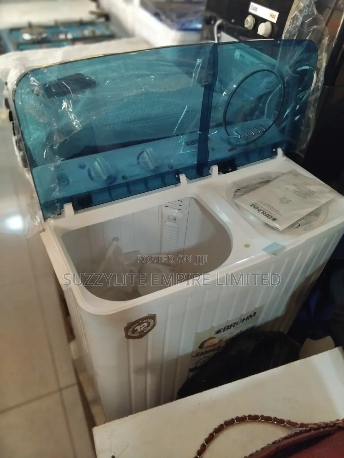 Bruhm 7kg Semi Automatic Washing Machine