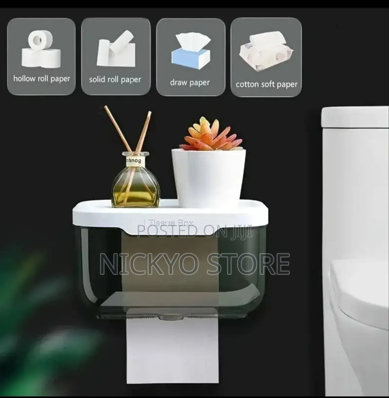 Wall-Mounted Waterproof Tissue Box