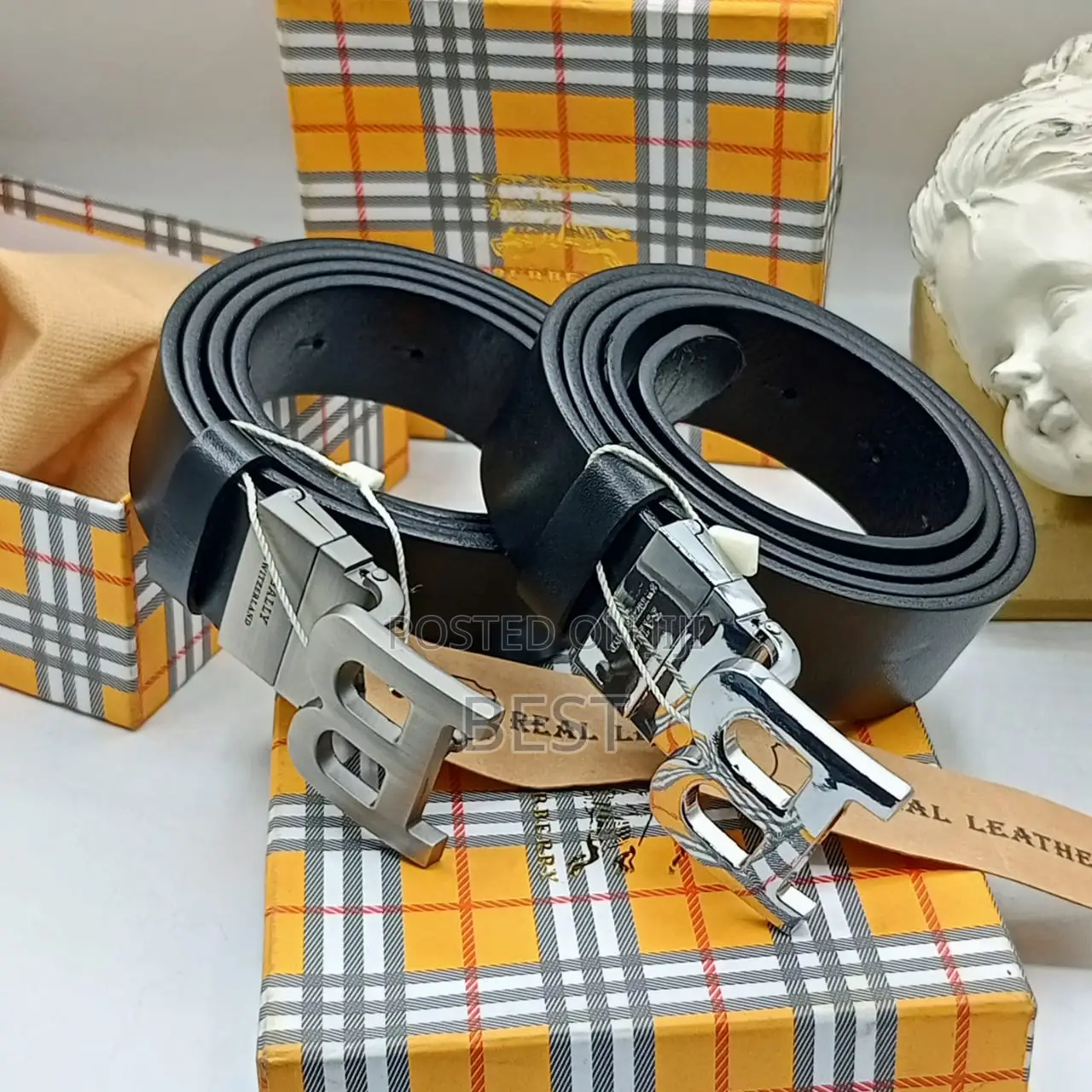 Luxury Designer Pure Leather Belt
