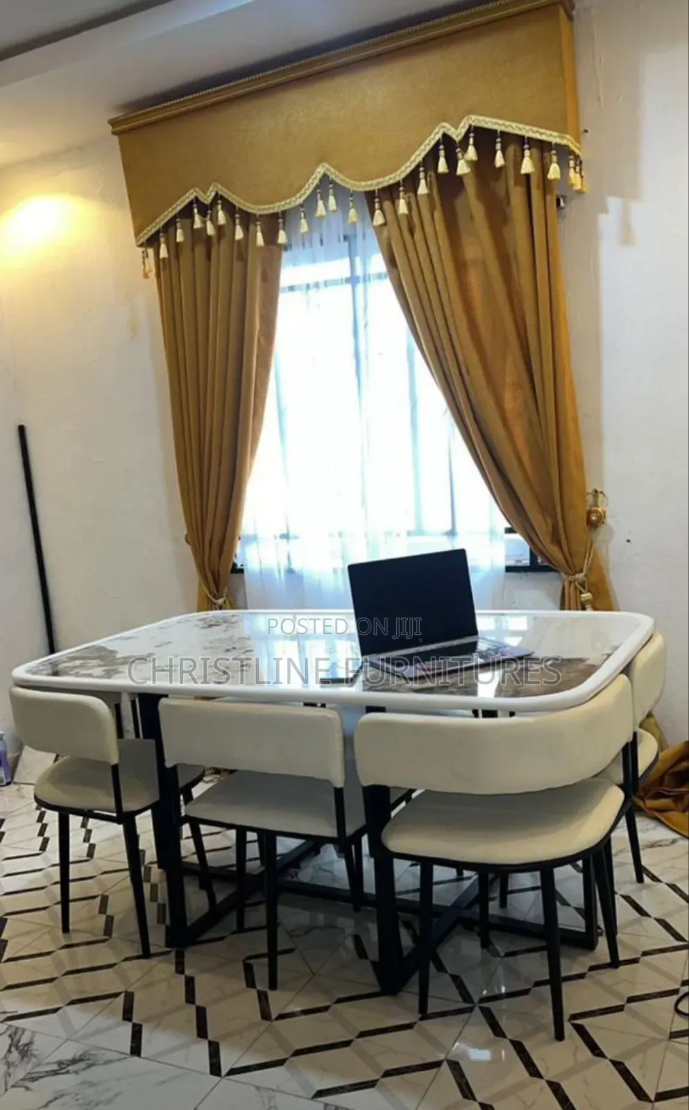 Beautiful Dining Table Marble Top