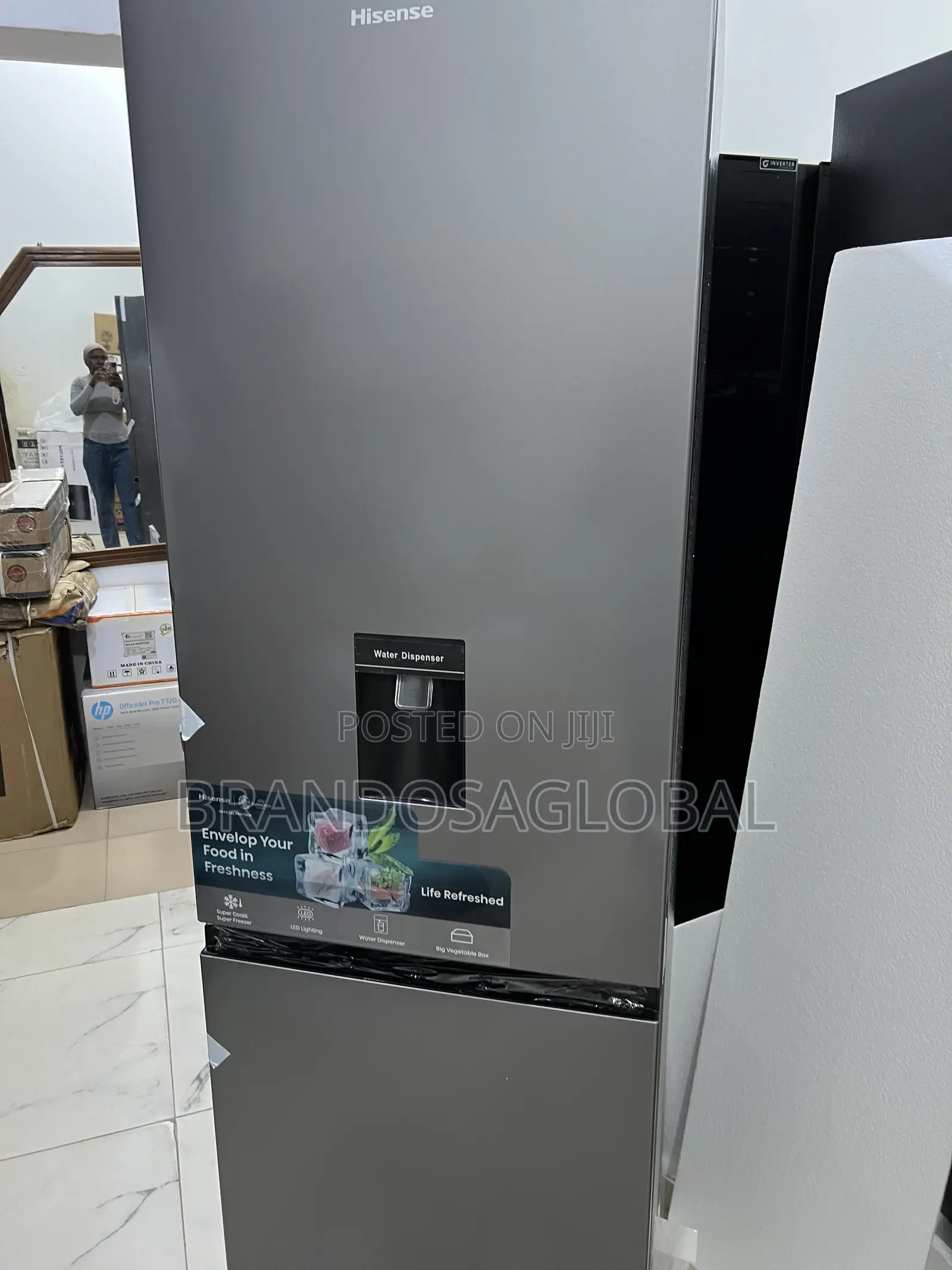 Hisense Ref 35dcb-Rd Refrigerator – Large 264l Storage Capacity