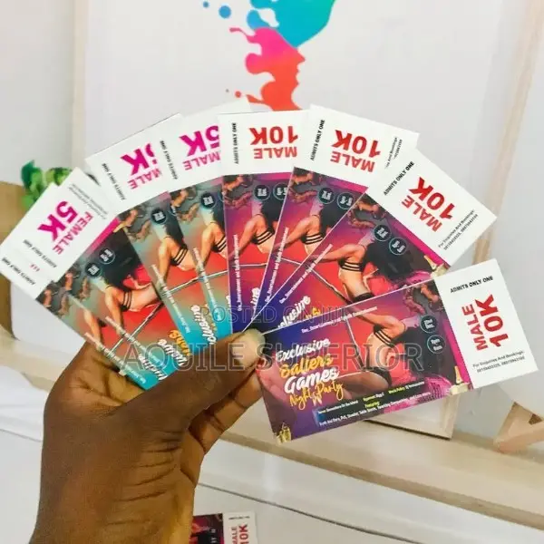 Printed Ticket Cards