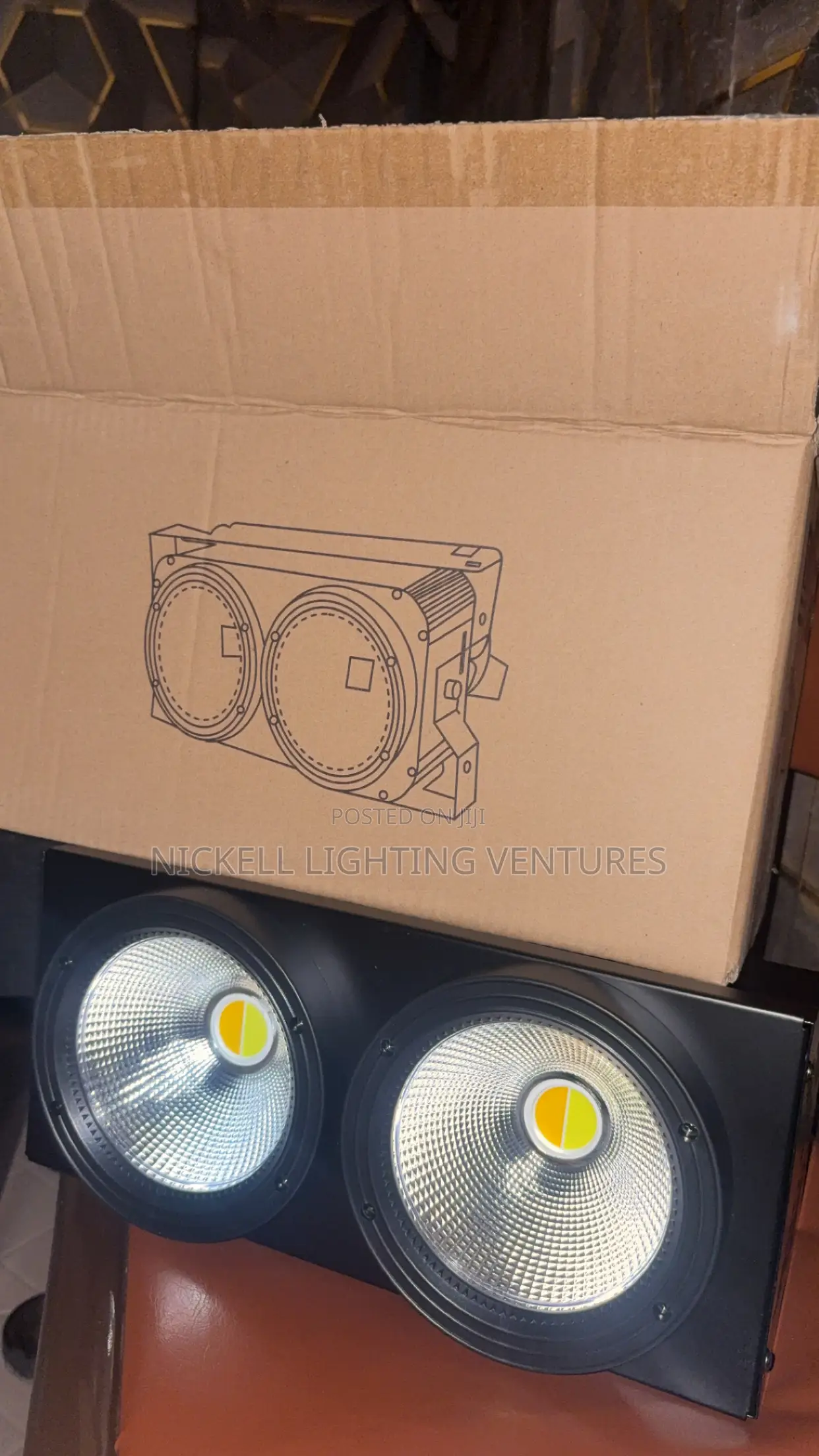 2 Eyes 200w Led 2in1 Cob Cool Warm White Lighting