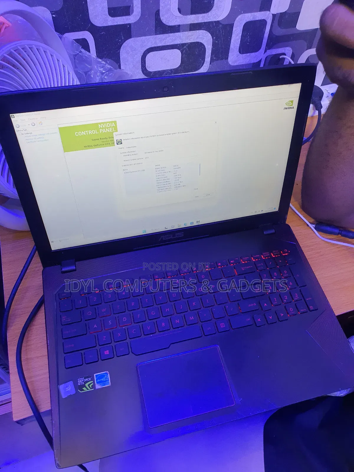 Laptop Asus FX553VD 16GB Intel Core I7 SSD 512GB