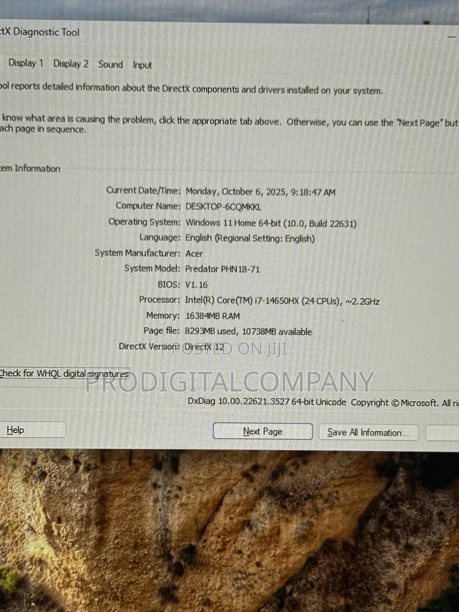 Laptop Acer Predator Helios 18 PH18-71 16GB Intel Core i7 SSD 1T