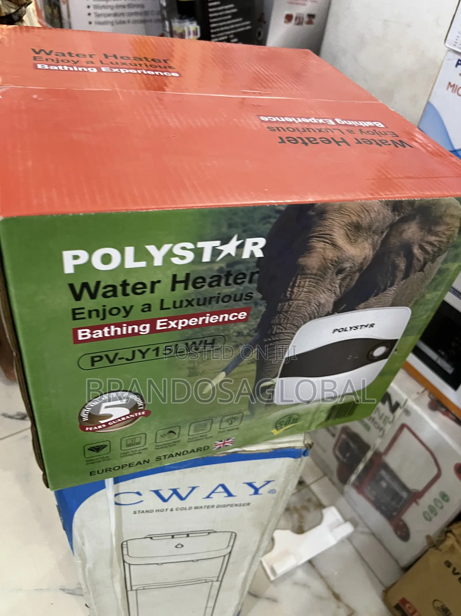 Polystar Pv-Jy15lwh 15l Water Dispenser – Modern Design
