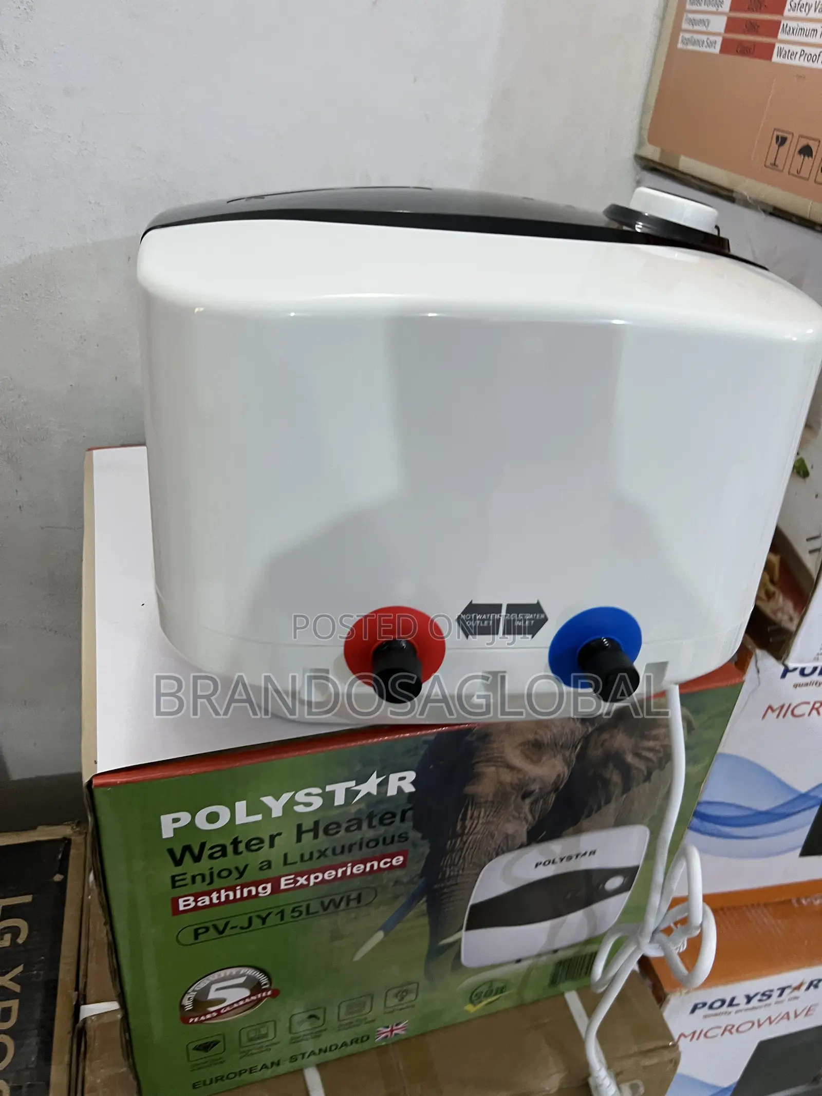 Polystar Water Heater 15l – Pv-Jy15lwh, Fast Cooling Heating