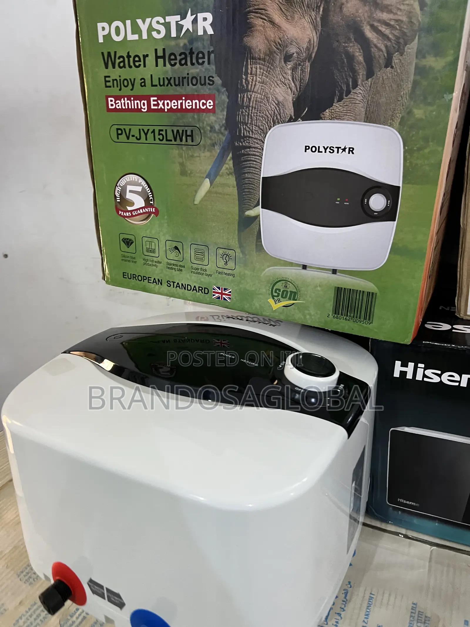 Polystar 15l Pv-Jy15lwh Water Heater– Quality Durability