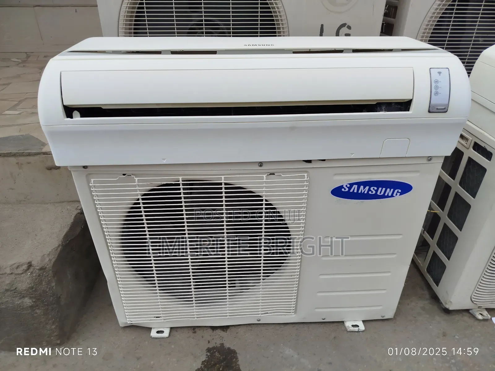 Samsung 1.5 Normale Ac Wit Gass
