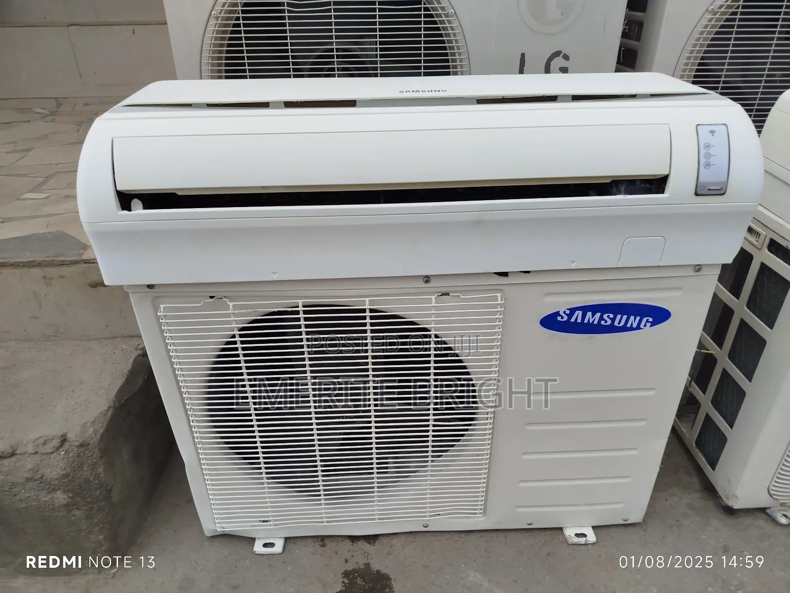 Samsung 1.5 Normale Ac Wit Gass