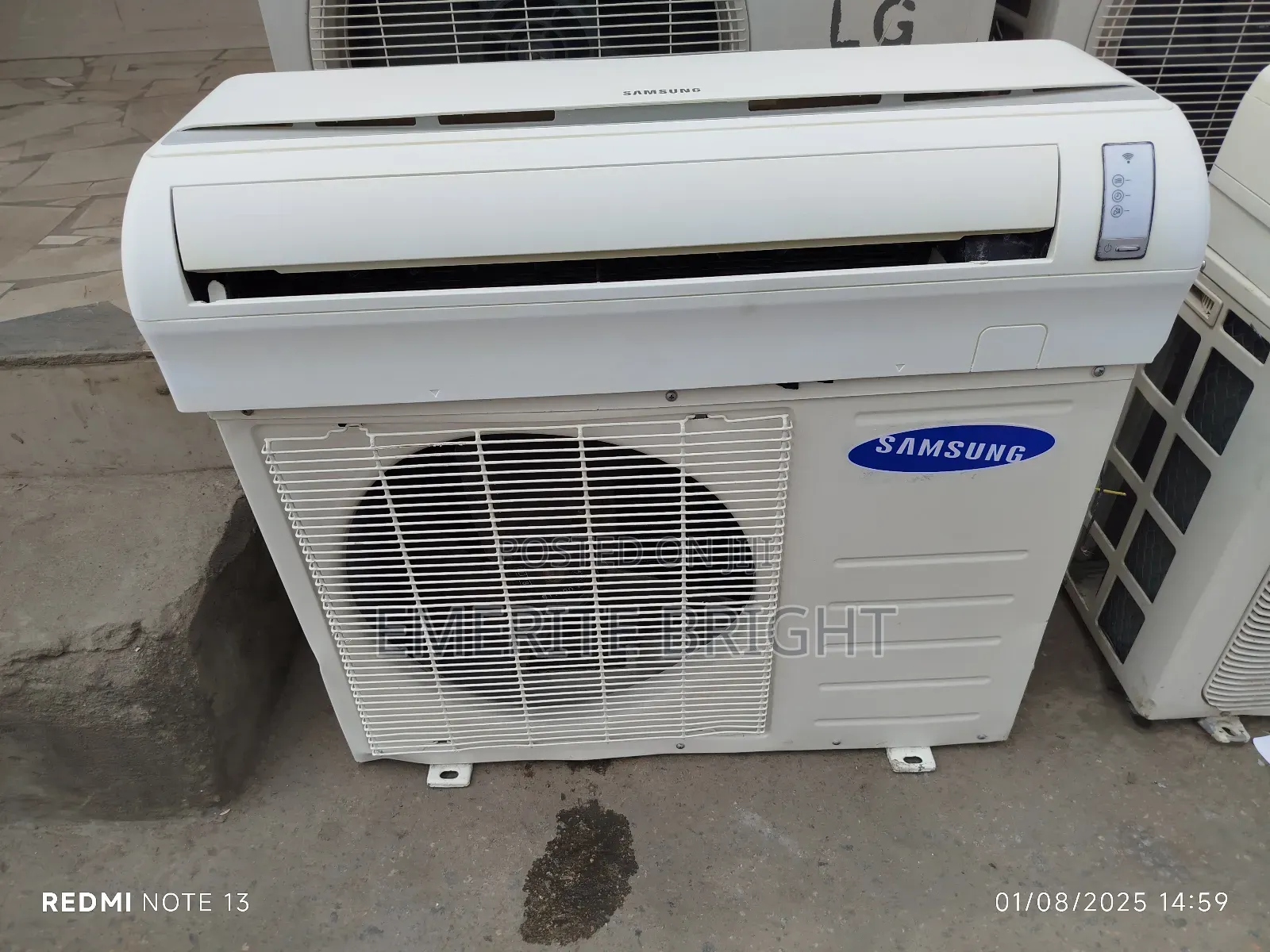 Samsung 1.5 Normale Ac Wit Gass