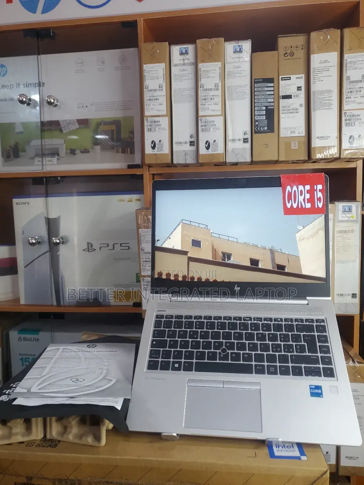New Laptop HP ProBook 445R G6 8GB Intel Core i5 SSD 256GB