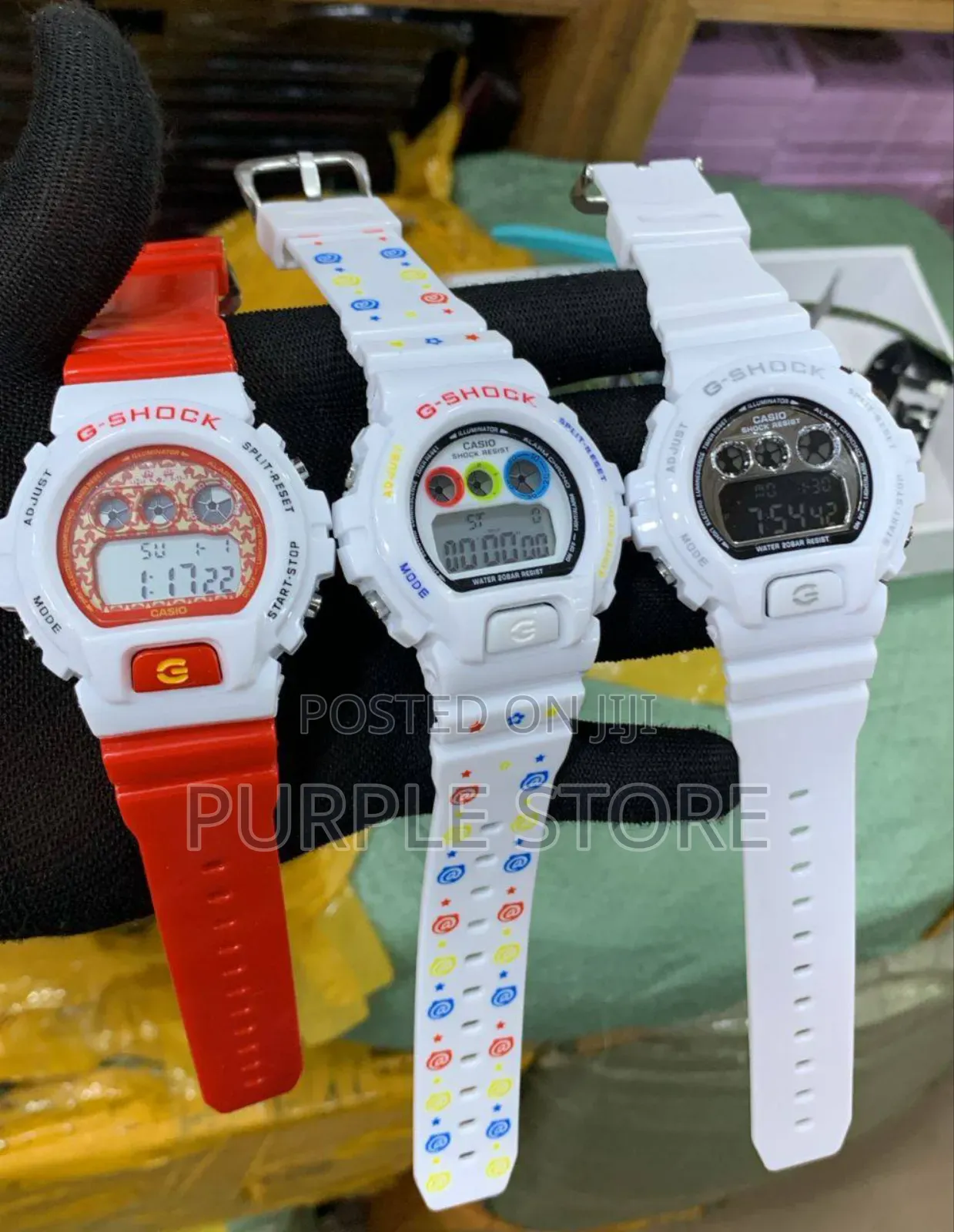 Gshock 3eyed Watch in Different Colours