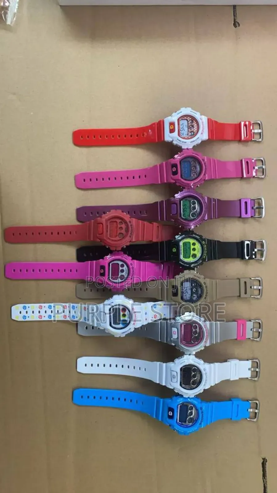 Gshock 3eyed Watch in Different Colours