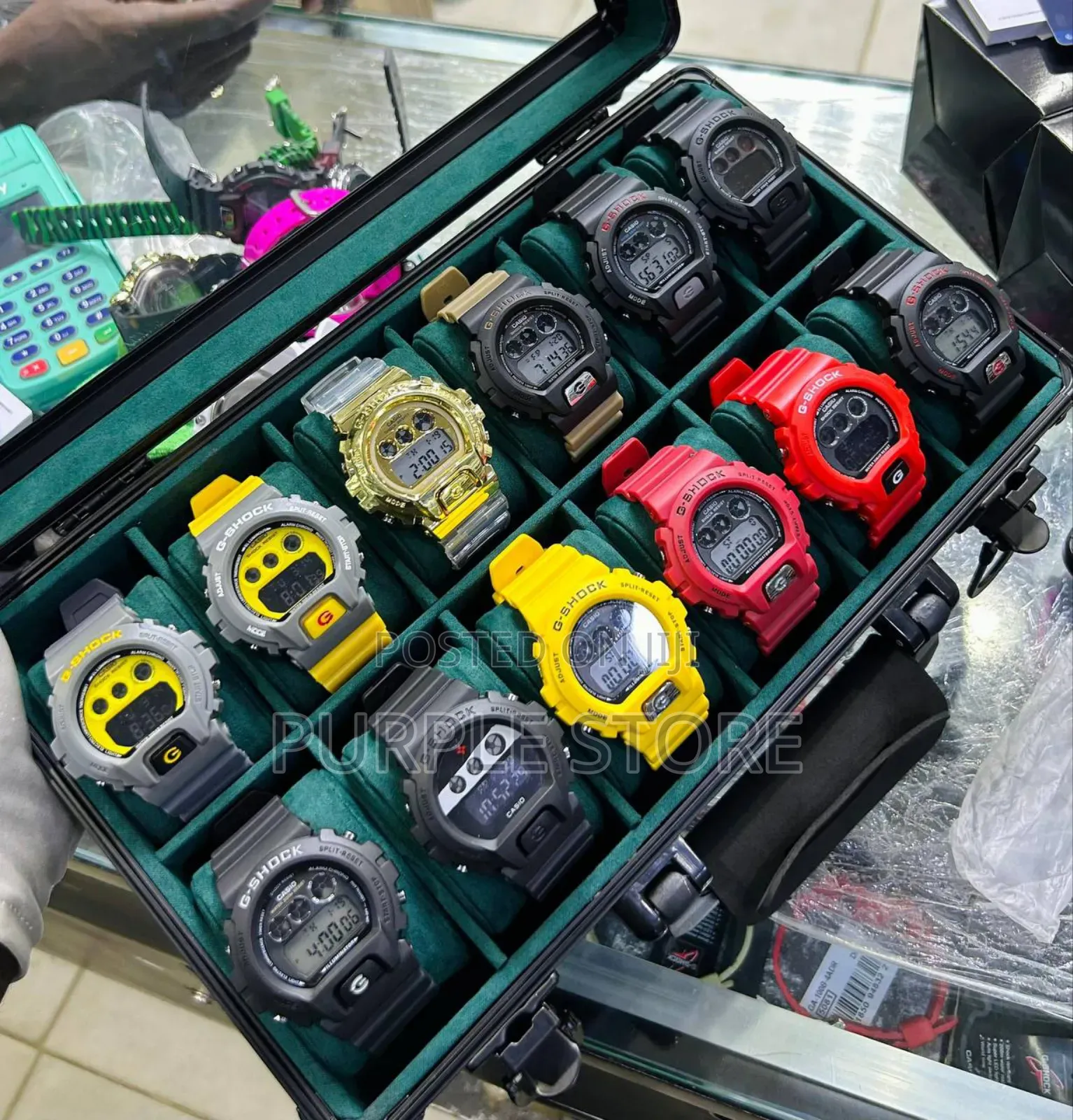 Gshock 3eyed Watch in Different Colours