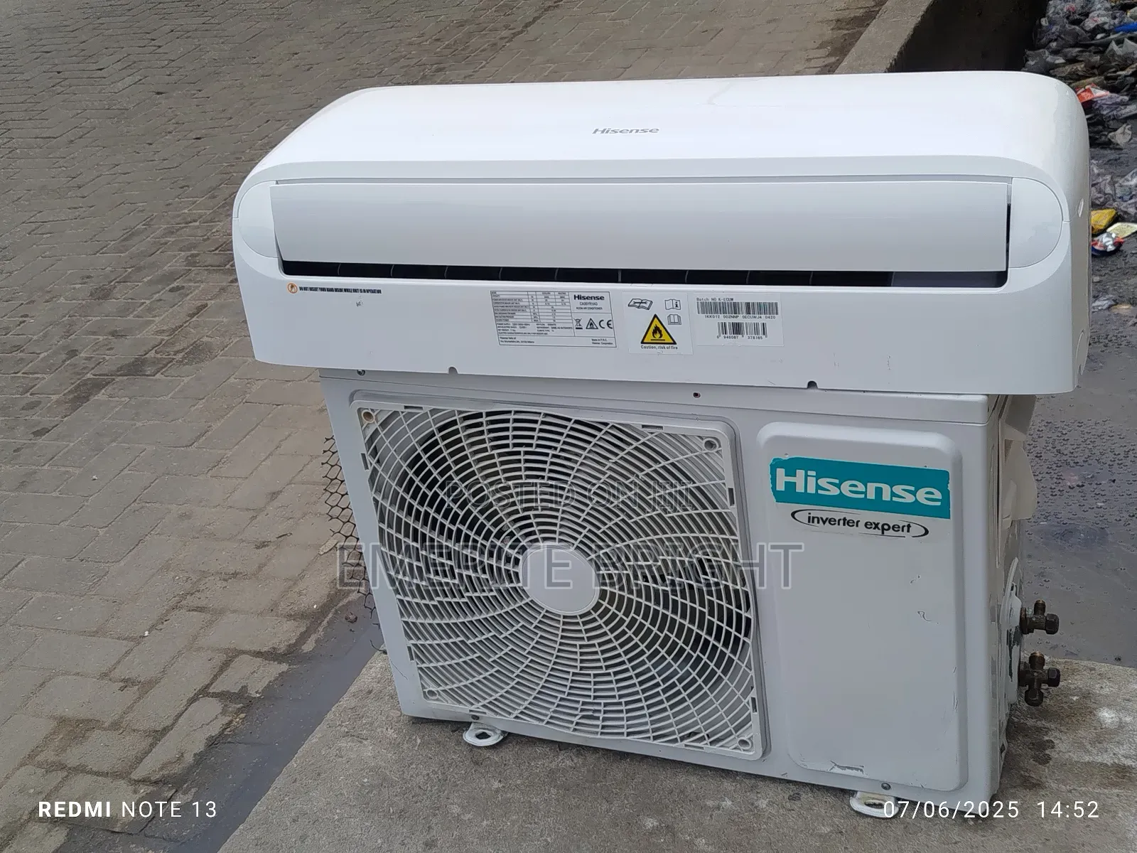 Hisense Inverter Ac R32 Gass 1.5hp