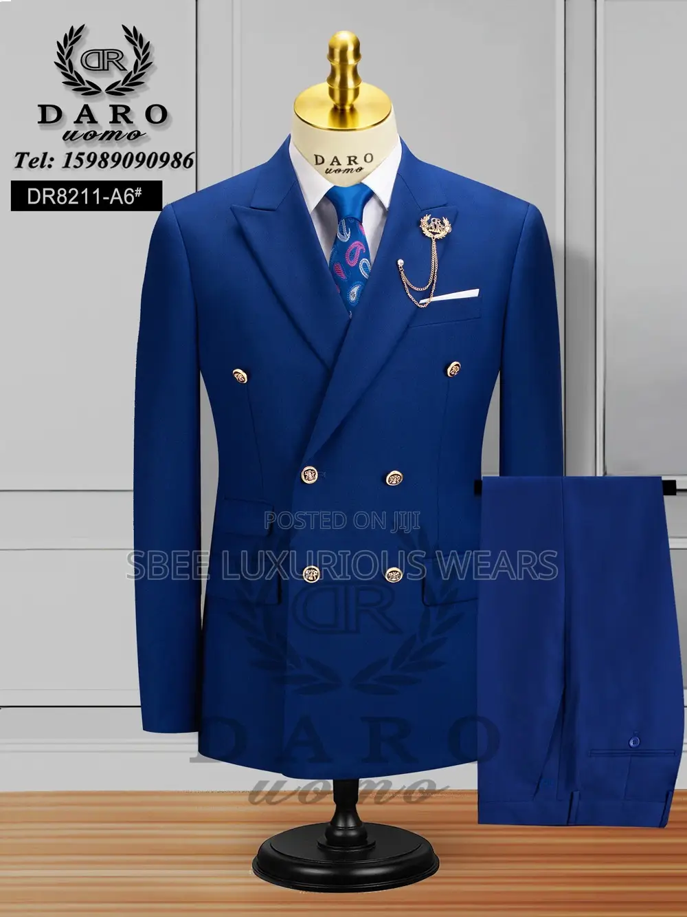 Daro Double Breasted Suit