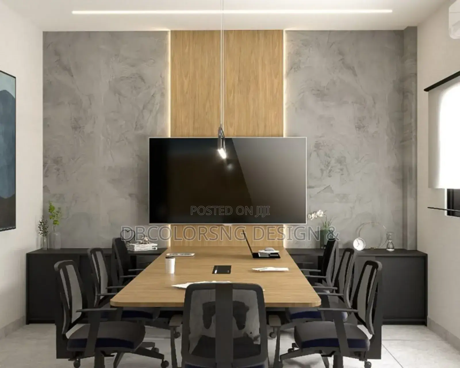 Office Meeting Room Interior Design in Lagos | Dbcolorsng