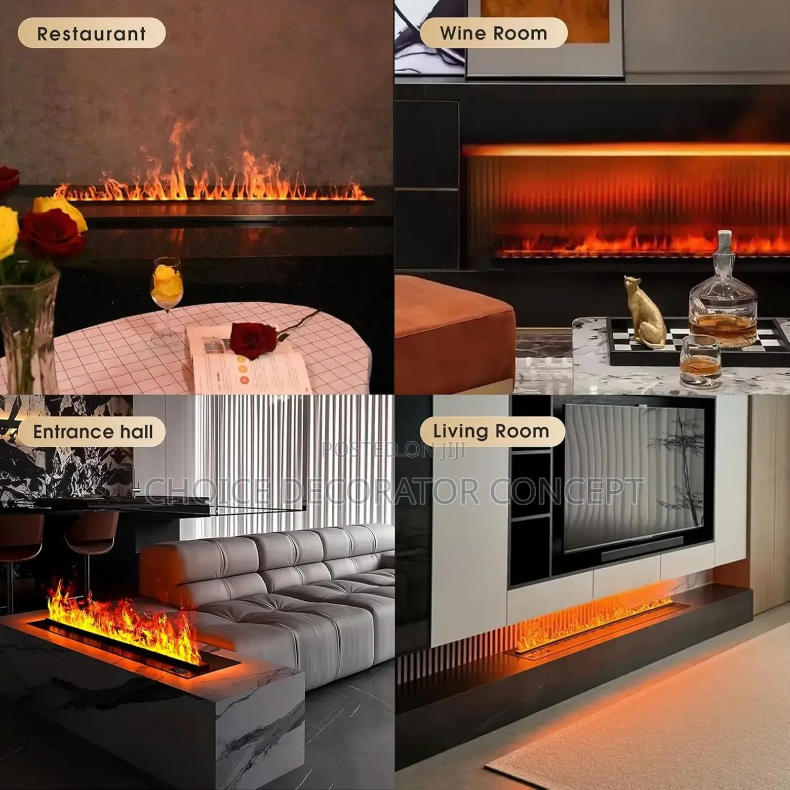 3d Holographic Fireplace*
