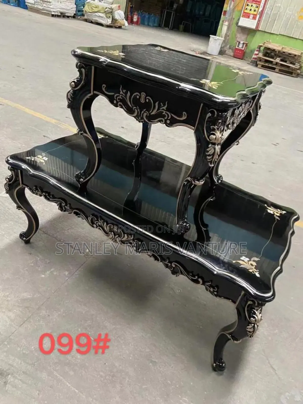 Imported Royal Wooden Center Table Set