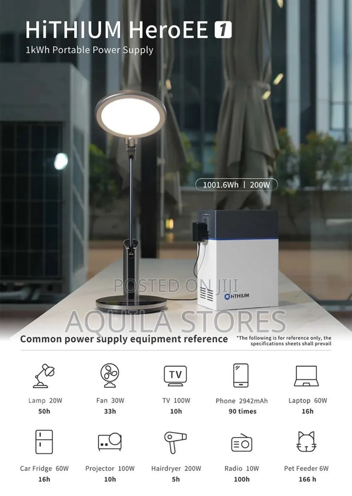 Hithium Hero Ee1 Power Station 1kwh