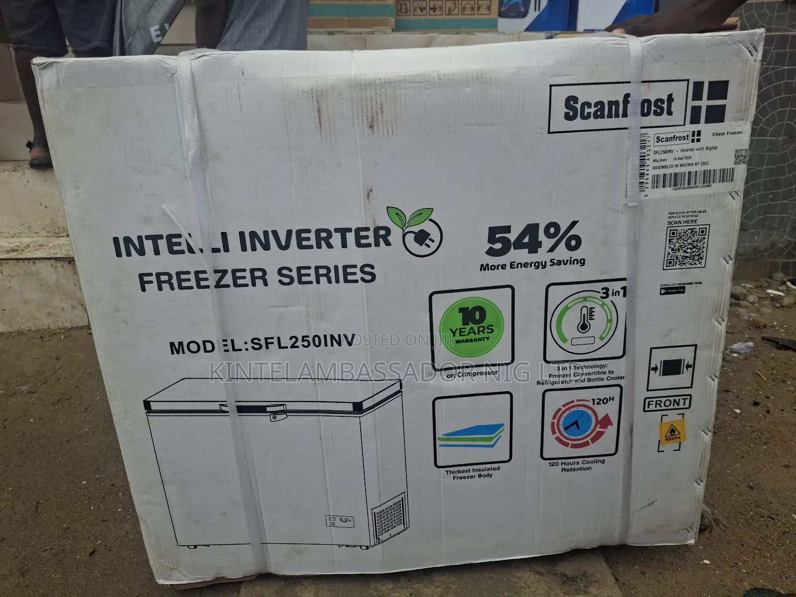 Scanfrost  250 L Inverter Freezer