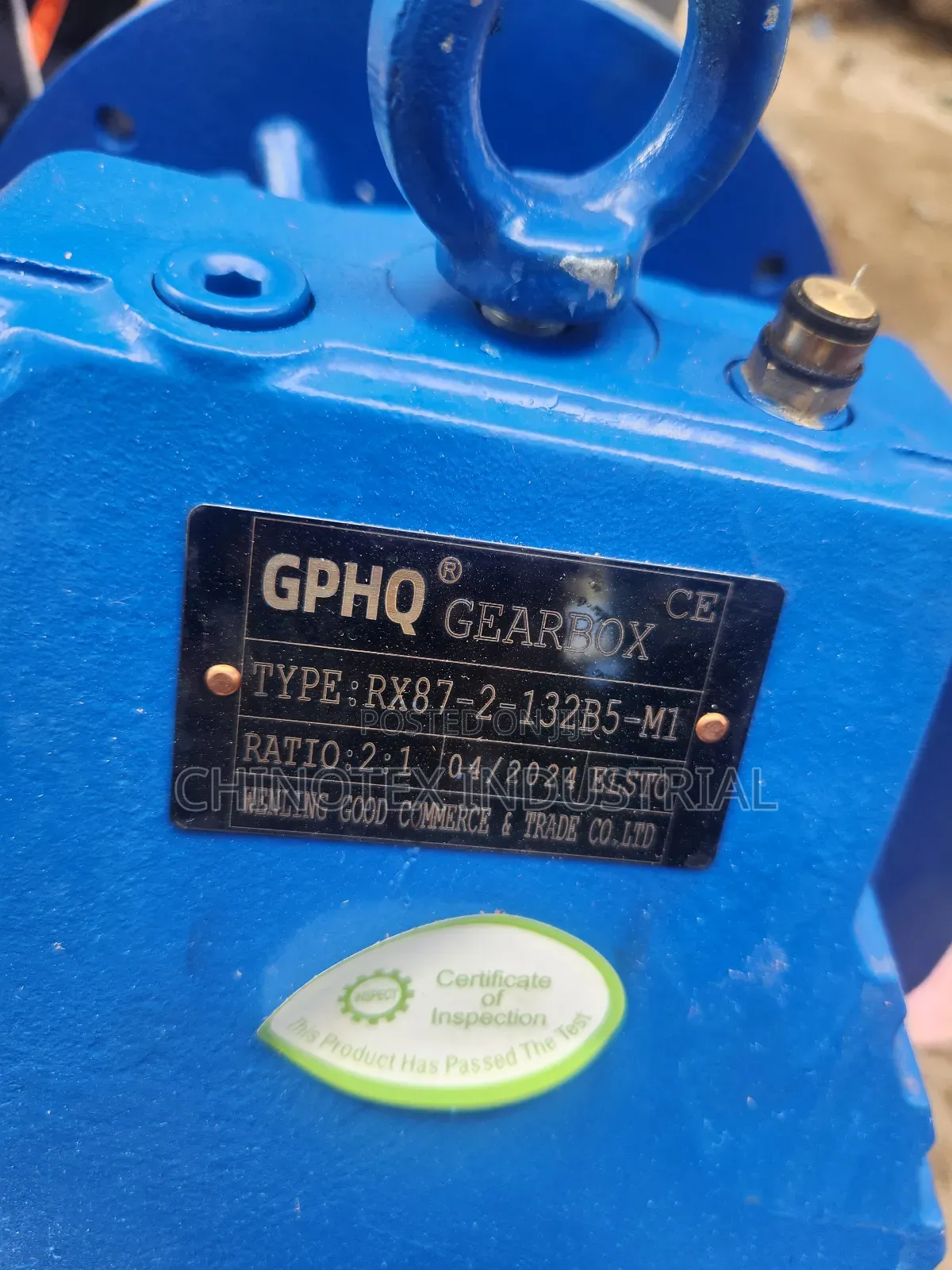 10hp High Speed Gear Motor (Ratio 2:1)