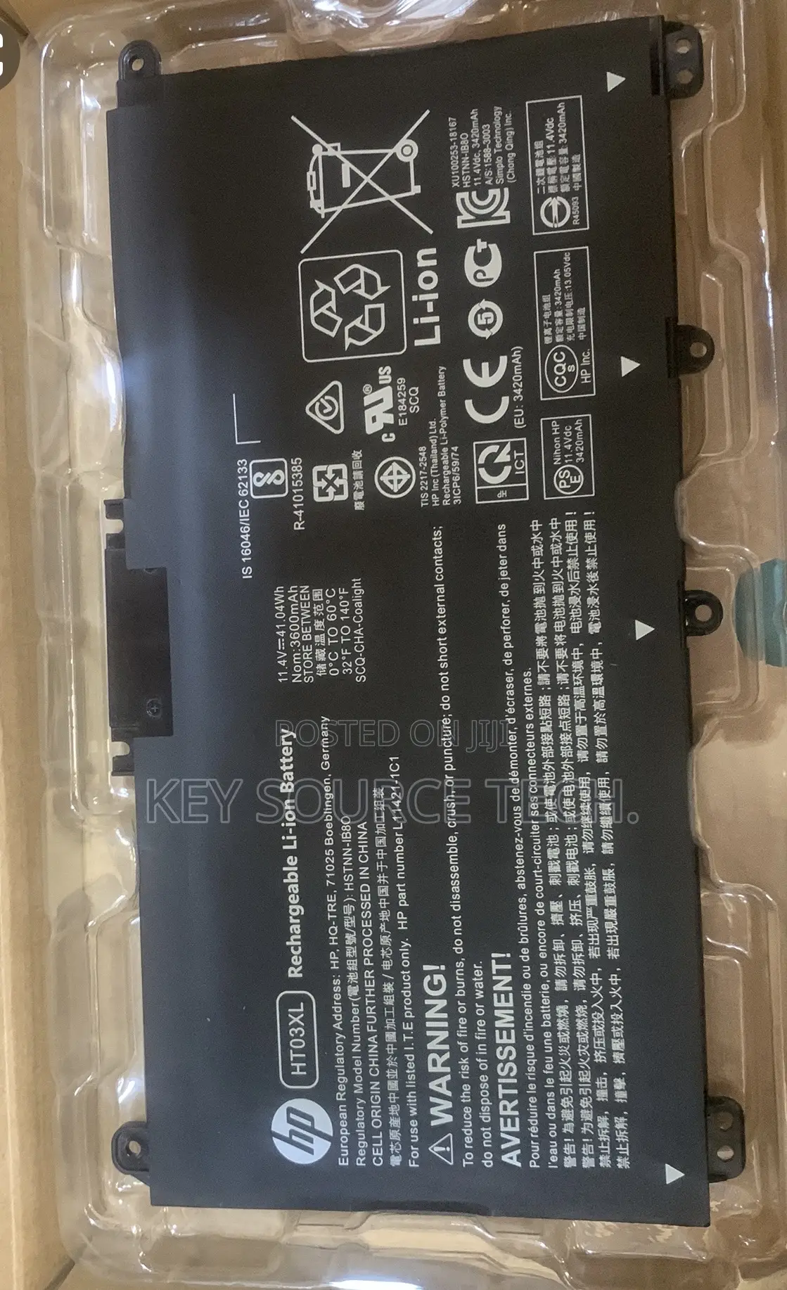 Ht03xl Battery for Hp 250 G7, 240 G7, 255 G7 Hp Pavilion 14-Ce 14-Cf