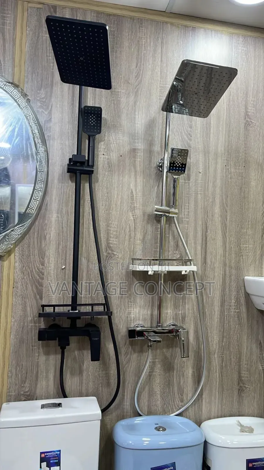 Standing Shower