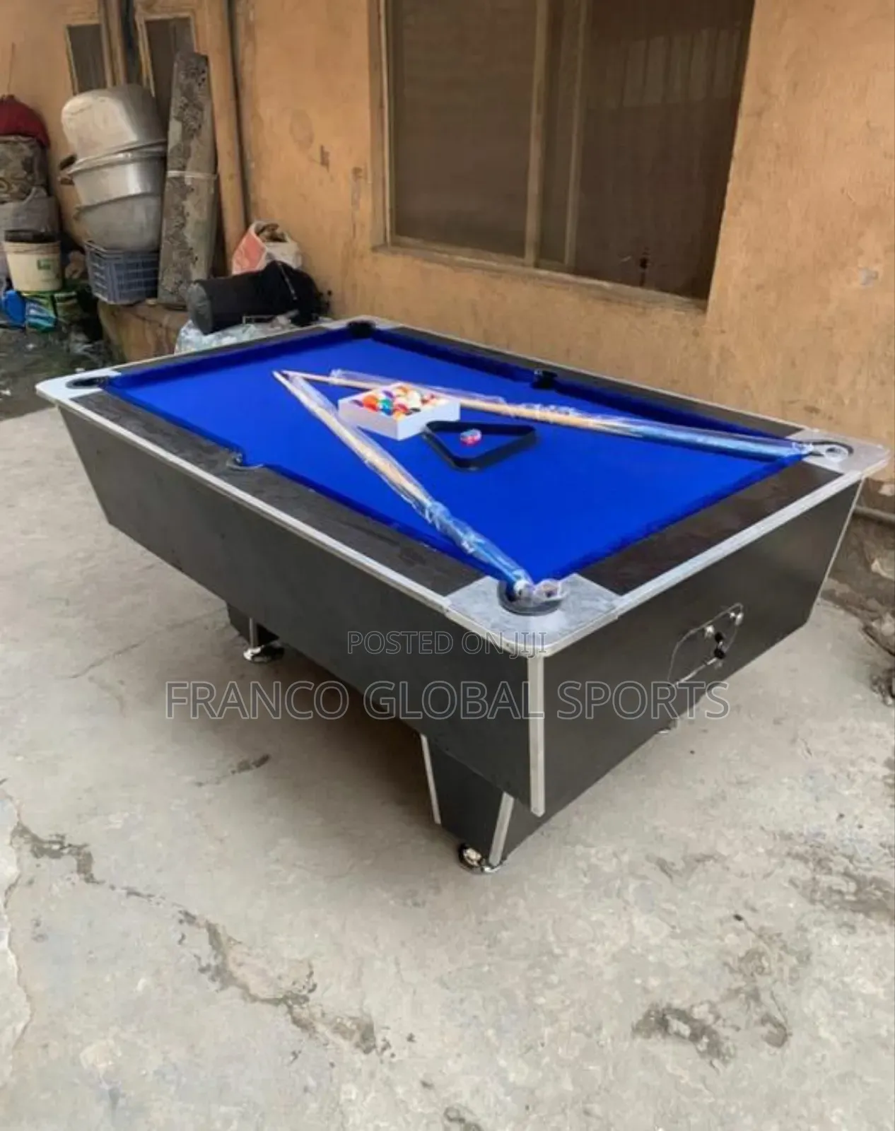 Snooker Pool Hand-Made Table With Accessories