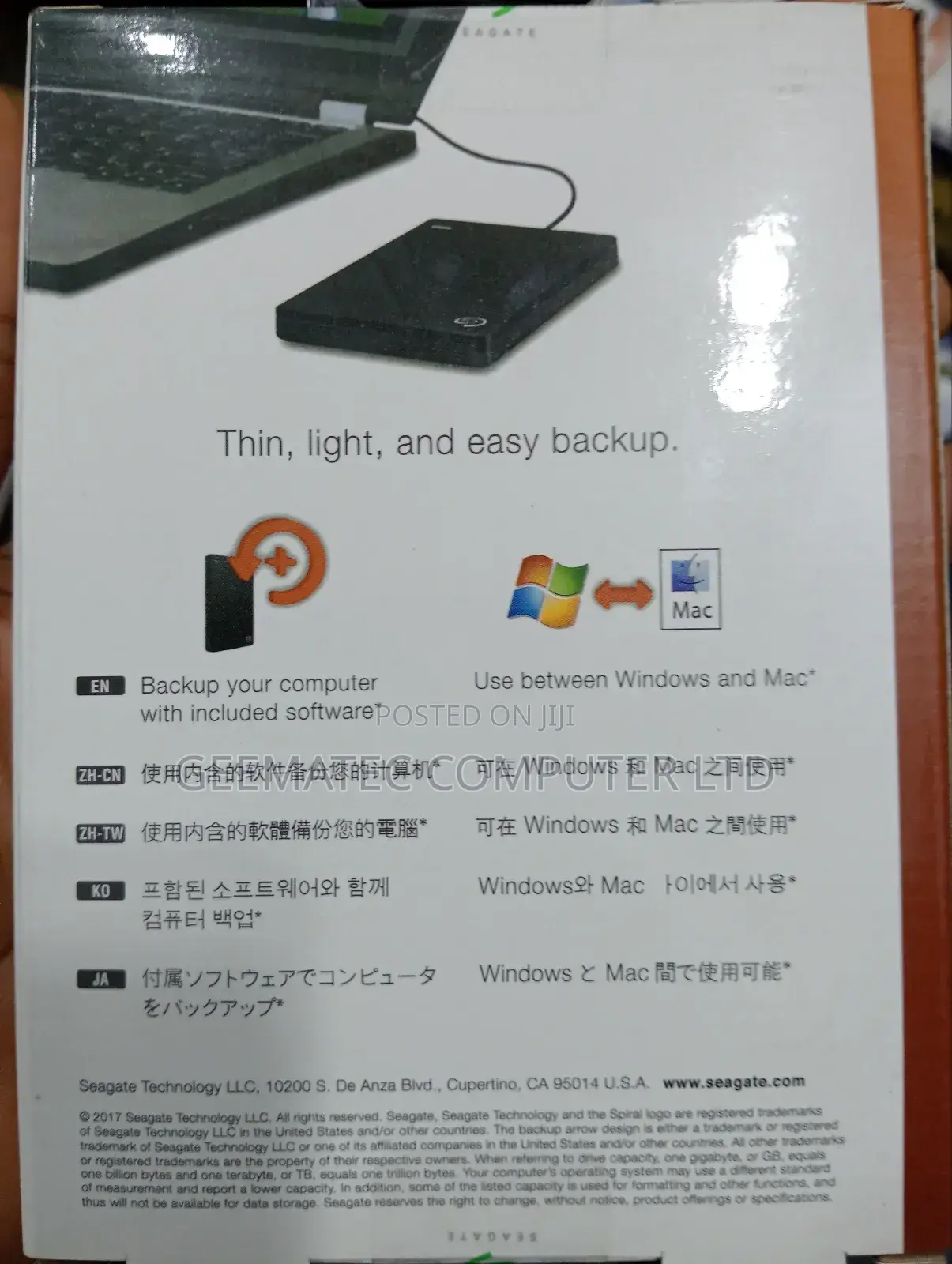 500gb Seagate Backup Portable Hard Drive
